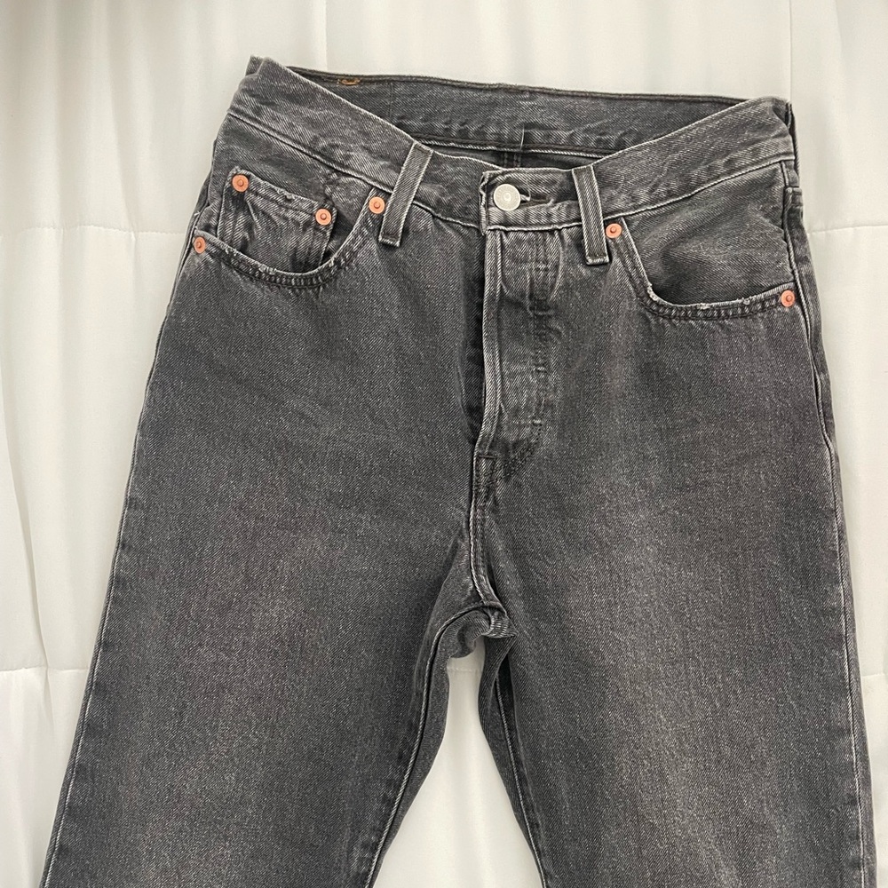 Levi 501 Black Jeans Size W25 L30
